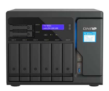 Dysk sieciowy QNAP Serwer TS-855X Intel Atom C5125 2.8GHz 8GB UDIMM DDR4 TS-855X-8G